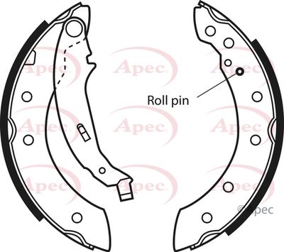 APEC Brake Shoes SHU531