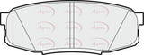 APEC Rear Brake Pads PAD1762