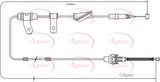 APEC Brake Cable CAB1264