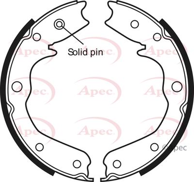 APEC Brake Shoes SHU676