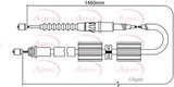 APEC Brake Cable CAB1162