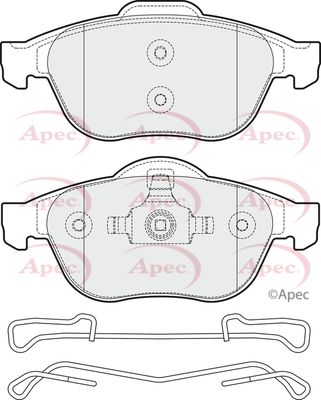 APEC Front Brake Pads PAD1685