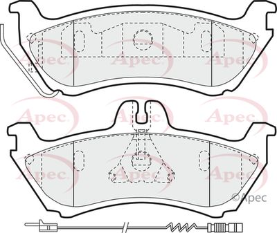 APEC Rear Brake Pads PAD1199