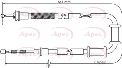 APEC Brake Cable CAB1108
