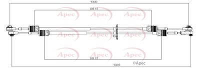 APEC Gear Control Cable CAB7023