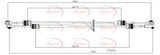 APEC Gear Control Cable CAB7023