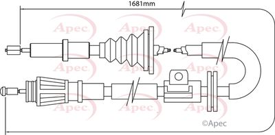 APEC Brake Cable CAB1506