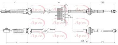 APEC Gear Control Cable CAB7021