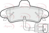 APEC Rear Brake Pads PAD1291