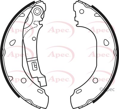 APEC Brake Shoes SHU661