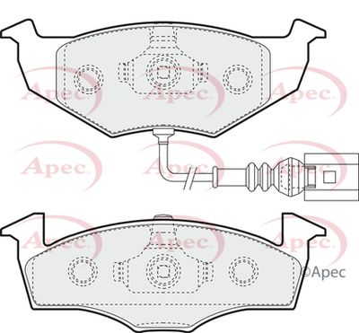 APEC Front Brake Pads PAD1406