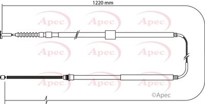 APEC Brake Cable CAB1114