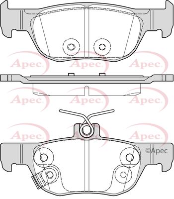 APEC Front Brake Pads PAD2355