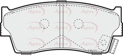 APEC Front Brake Pads PAD1086