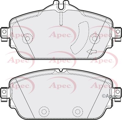 APEC Front Brake Pads PAD2025
