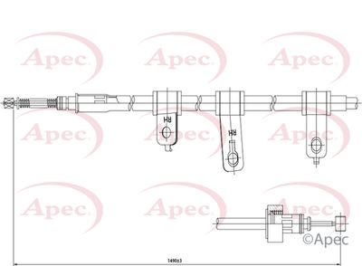 APEC Brake Cable CAB1347