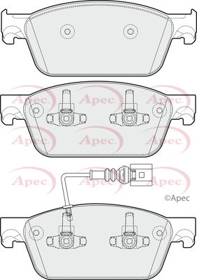 APEC Front Brake Pads PAD1782