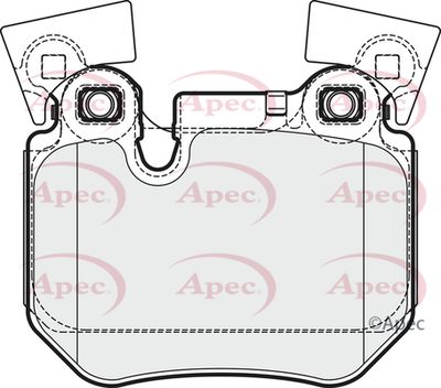 APEC Rear Brake Pads PAD1682