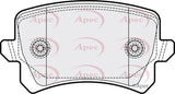 APEC Rear Brake Pads PAD2190