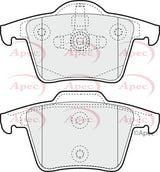 APEC Rear Brake Pads PAD1339