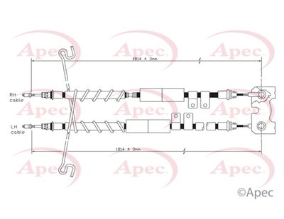 APEC Brake Cable CAB1202