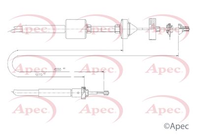 APEC Clutch Cable CAB5031