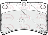 APEC Front Brake Pads PAD1138