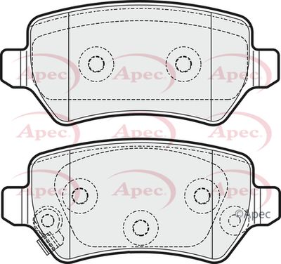 APEC Rear Brake Pads PAD1981