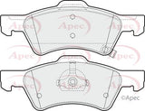 APEC Front Brake Pads PAD1222
