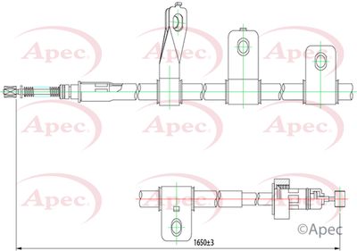 APEC Brake Cable CAB1537