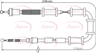 APEC Brake Cable CAB1104