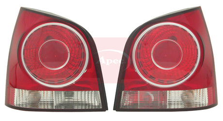 APEC Rear Tail Lamp RHd Unit LH Clear/Red ARL2925