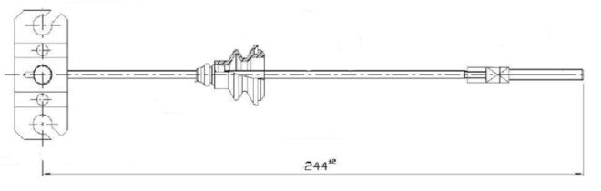 APEC Brake Cable CAB1835