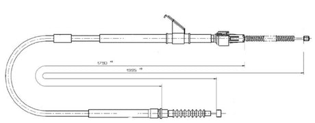 APEC Brake Cable CAB1853