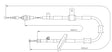 APEC Brake Cable CAB1856