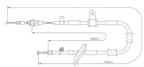 APEC Brake Cable CAB1856