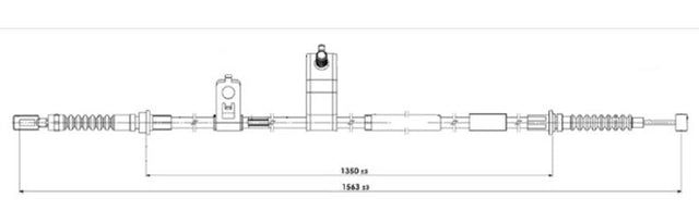 APEC Parking Brake Cable CAB1860