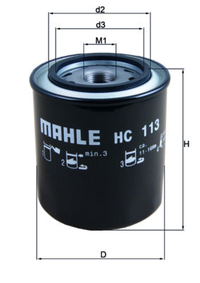 Mahle Hydraulic Filter HC113