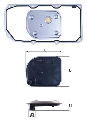 Mahle Transmission Filter HX158D1
