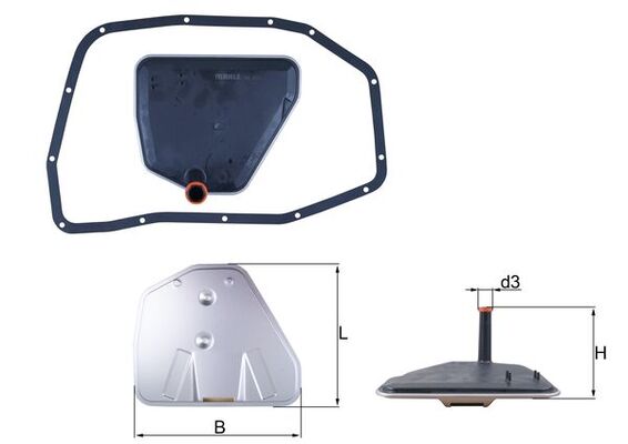 Mahle Transmissionfilter HX233D