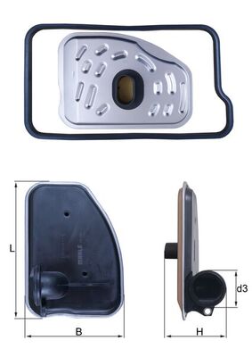 Mahle Transmission Filter HX238D