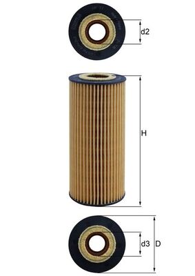 Mahle Hydraulic Filter -Element HX77