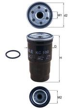 Mahle Fuel Filter KC100D