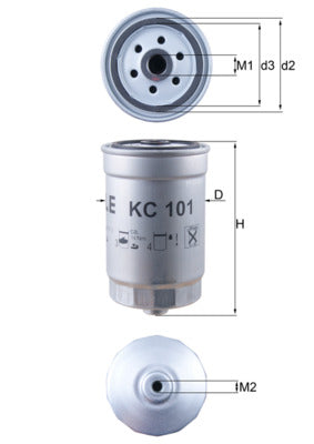 Mahle Fuel Filter KC101