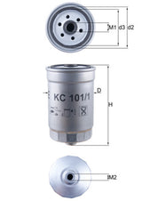 Mahle Fuel Filter KC101/1