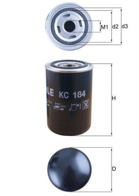 Mahle Fuel Filter KC184