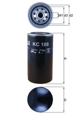 Mahle Fuel Filter KC188