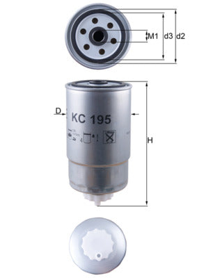 Mahle Fuel Filter KC195