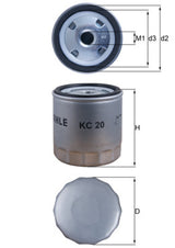 Mahle Fuel Filter KC20