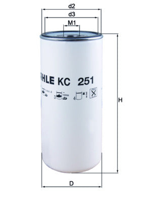 Mahle Fuel Filter KC251